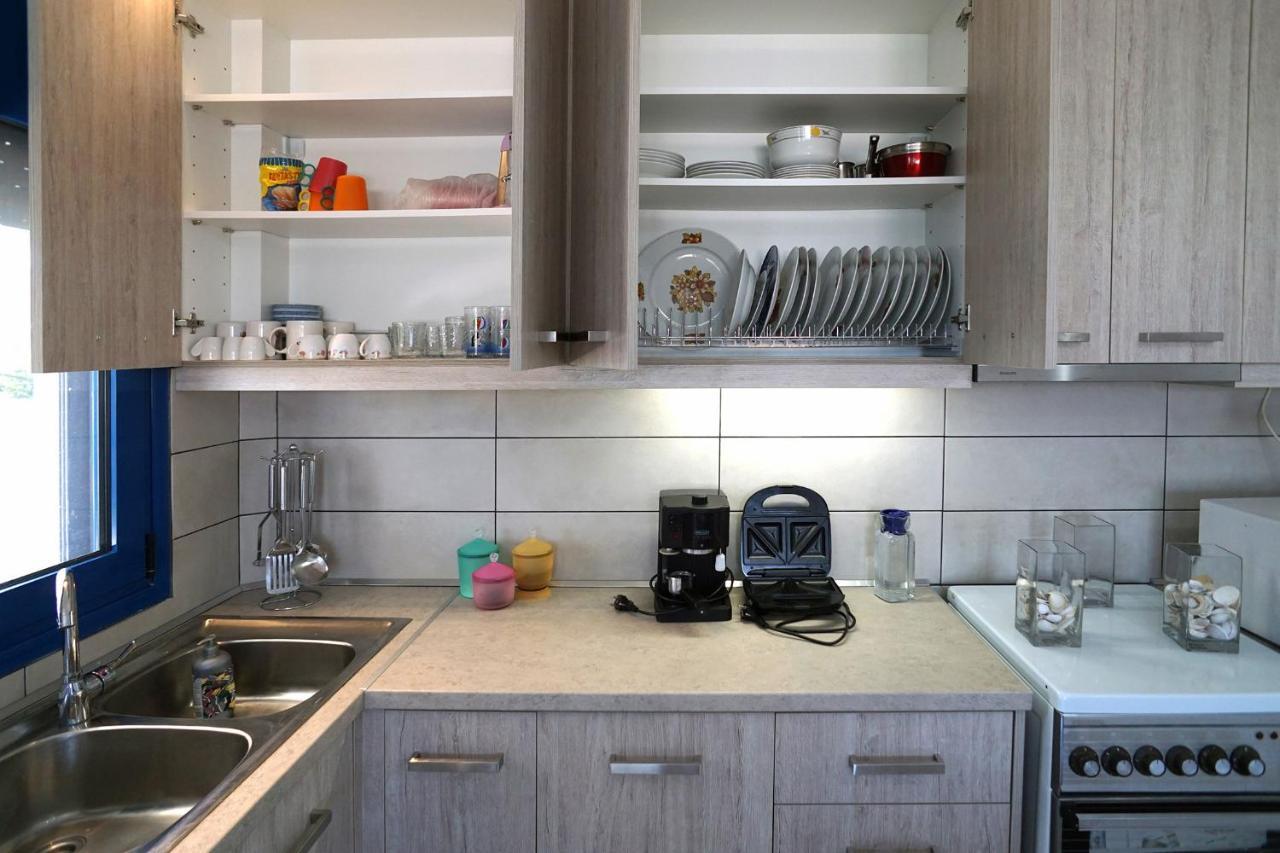 הוילה Paralia Avdhiron Dolphins House מראה חיצוני תמונה