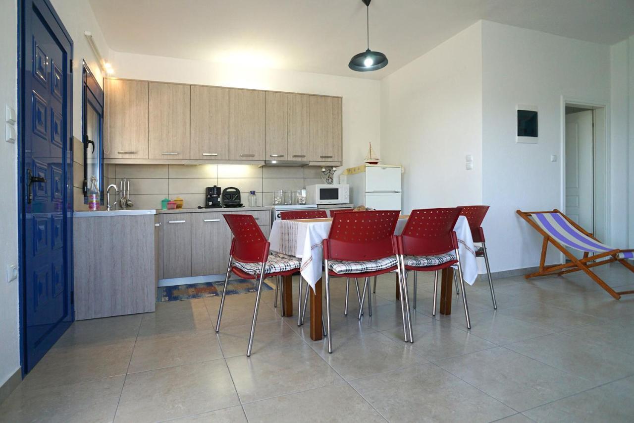 הוילה Paralia Avdhiron Dolphins House מראה חיצוני תמונה